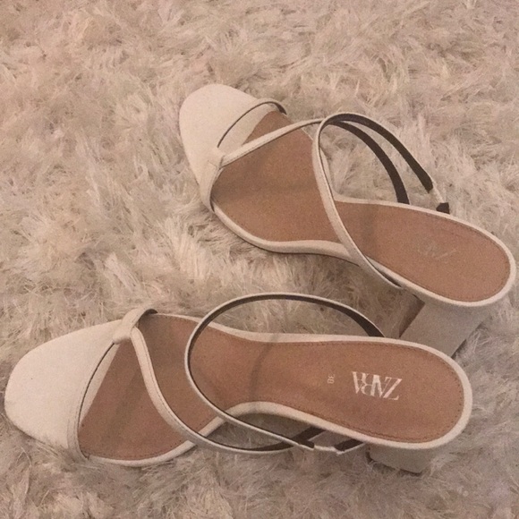 Zara Shoes - Zara white sandals